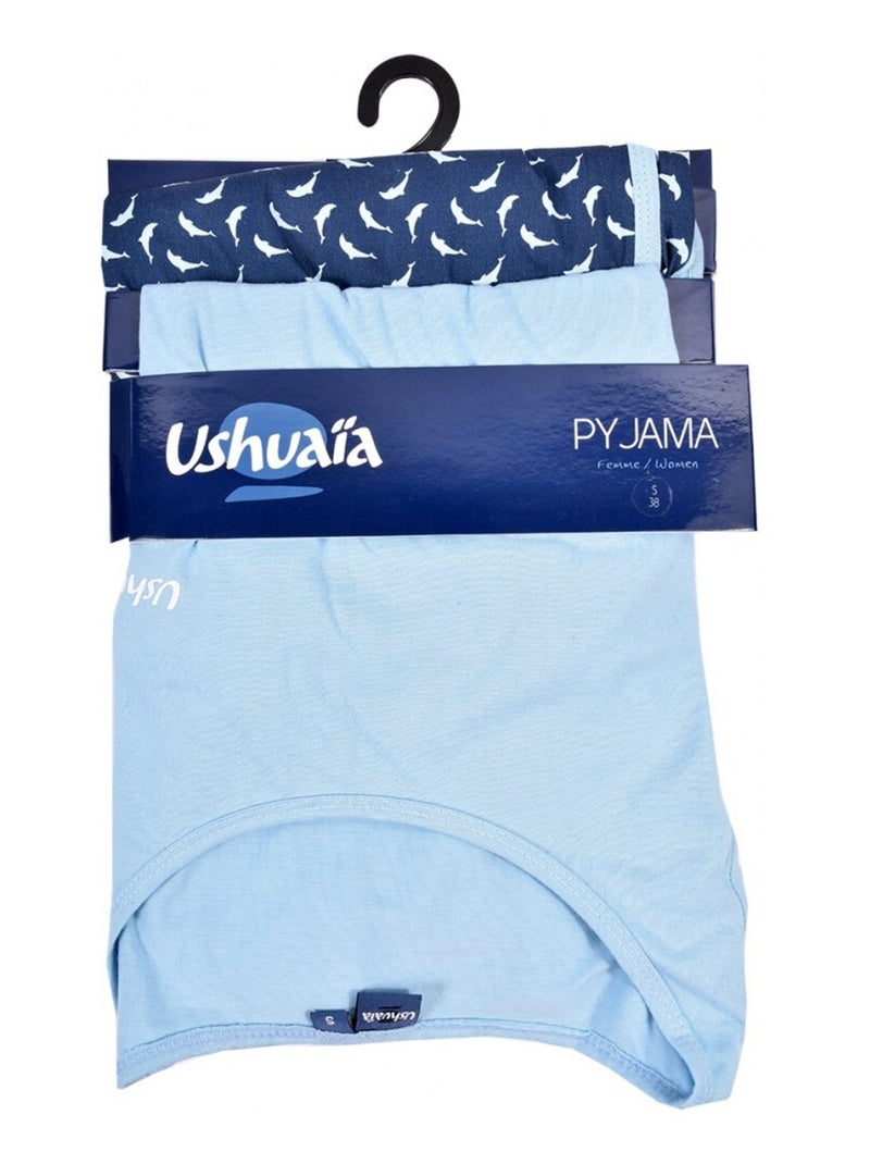 Pigiama Donna USHUAIA Blu Blu cielo - Kiabi
