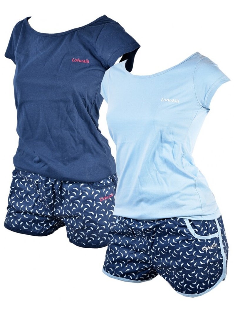 Pigiama Donna USHUAIA Blu Blu cielo - Kiabi