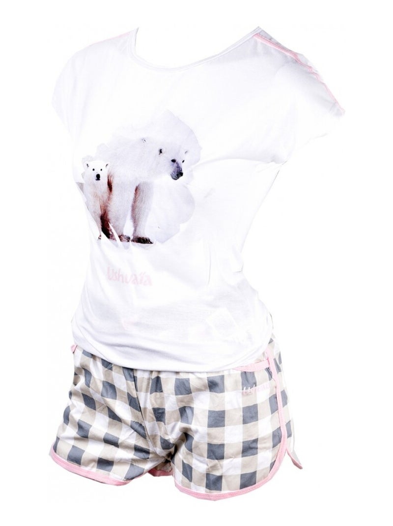 Pigiama Donna USHUAIA Grigio - Kiabi