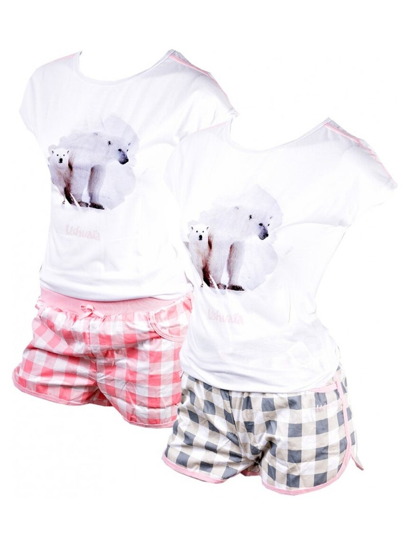 Pigiama Donna USHUAIA Grigio - Kiabi
