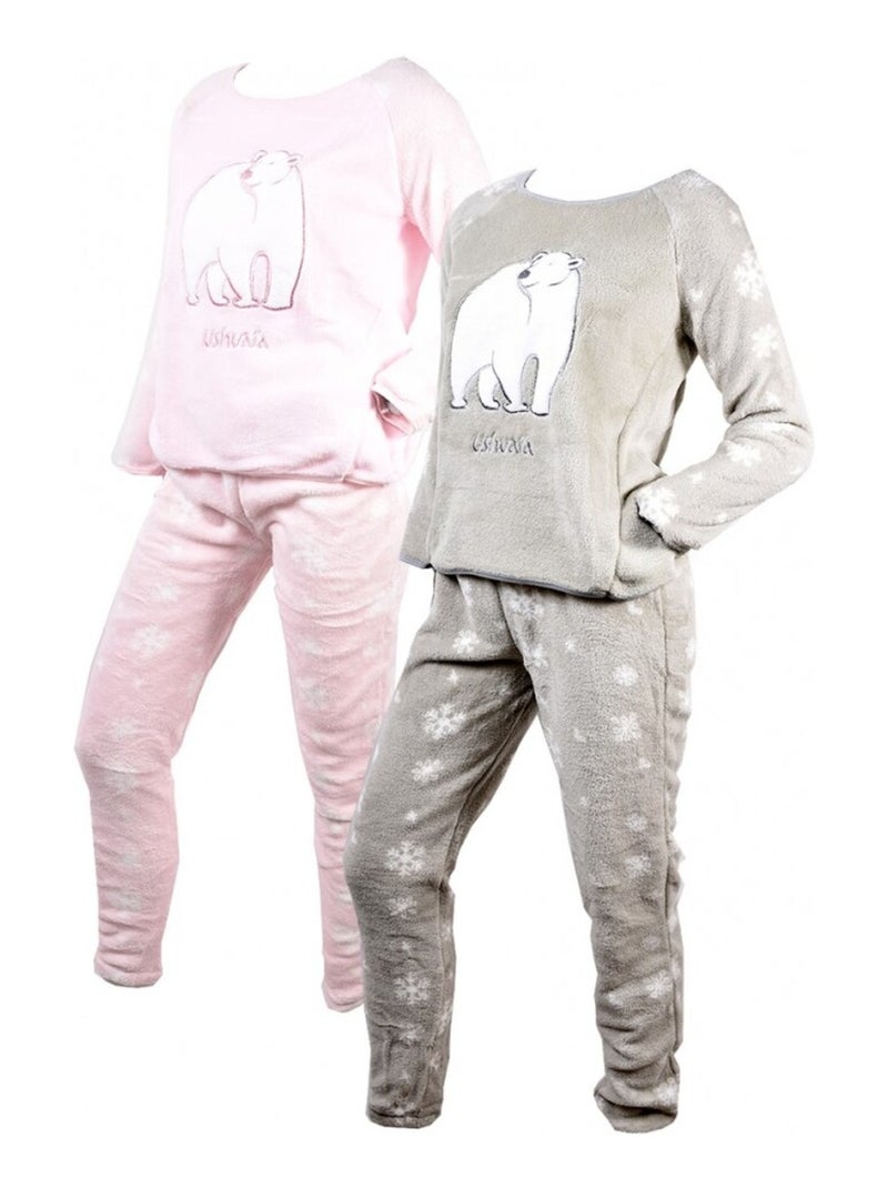 Pigiama Donna USHUAIA Rosa - Kiabi