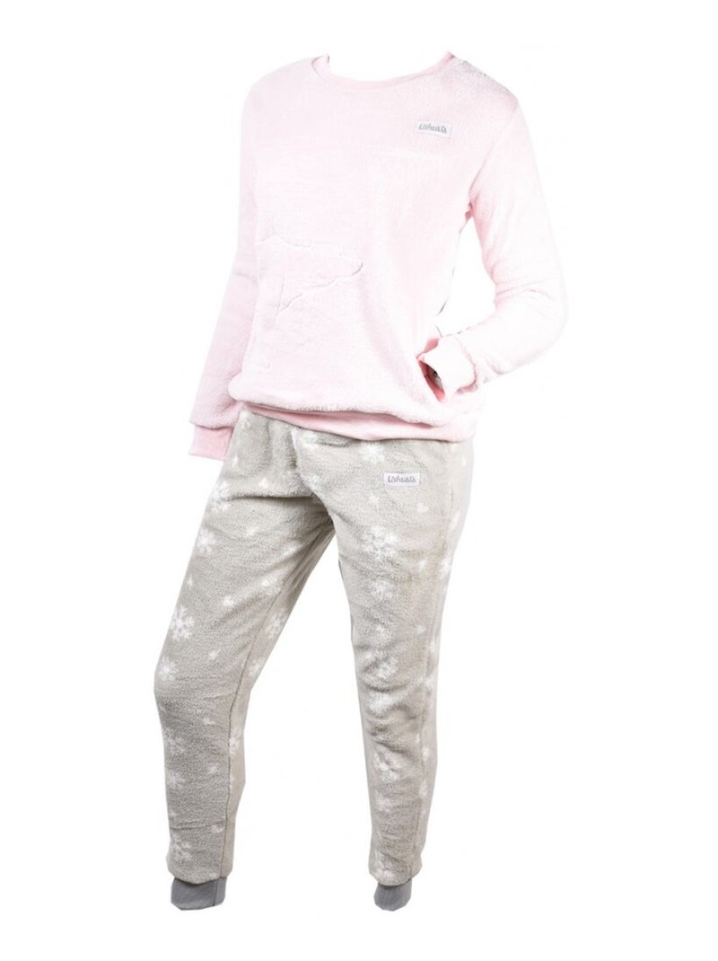 Pigiama Donna USHUAIA Rosa - Kiabi