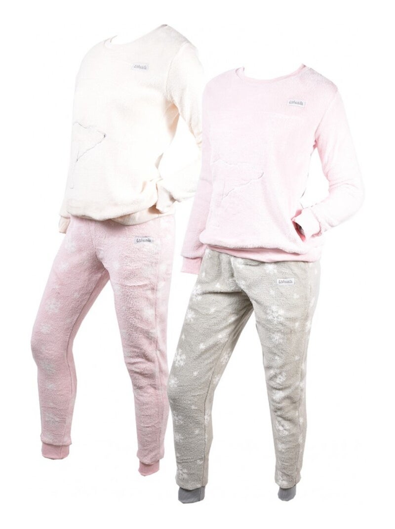 Pigiama Donna USHUAIA Rosa - Kiabi
