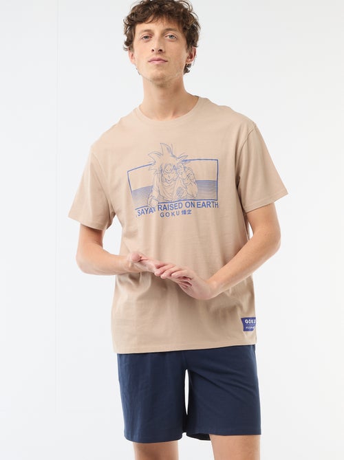 Pigiama 'Dragon Ball' completo t-shirt + pantaloncini - 2 pezzi - Kiabi