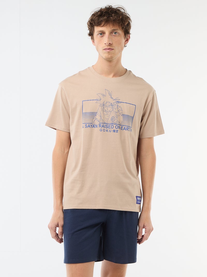 Pigiama 'Dragon Ball' completo t-shirt + pantaloncini - 2 pezzi Blu - Kiabi