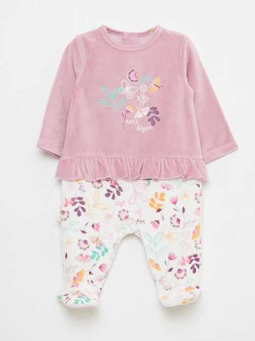 Pigiama effetto 2 in 1 stampato - Kiabi