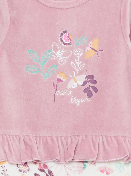 Pigiama effetto 2 in 1 stampato - Kiabi