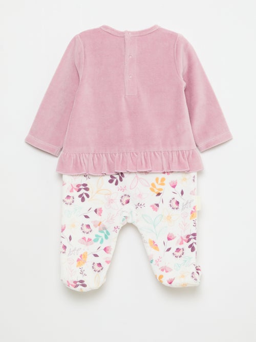 Pigiama effetto 2 in 1 stampato - Kiabi