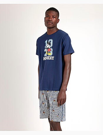 Pigiama estivo a maniche corte da uomo DISNEY Mickey Ny
