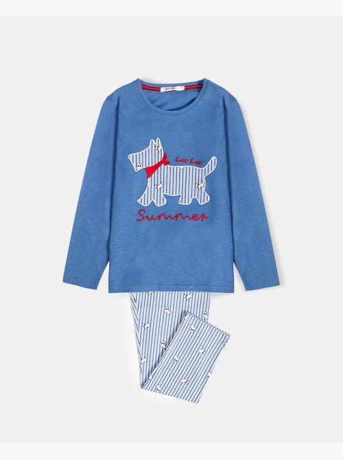 Pigiama estivo a maniche lunghe ADMAS Lou Lou per bambina - Kiabi Pigiama estivo a maniche lunghe ADMAS Lou Lou per bambina - Kiabi