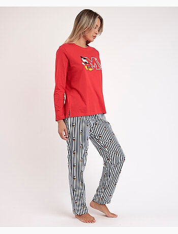 Pigiama estivo a maniche lunghe da donna DISNEY Mickey Ny