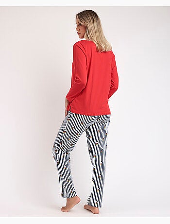 Pigiama estivo a maniche lunghe da donna DISNEY Mickey Ny