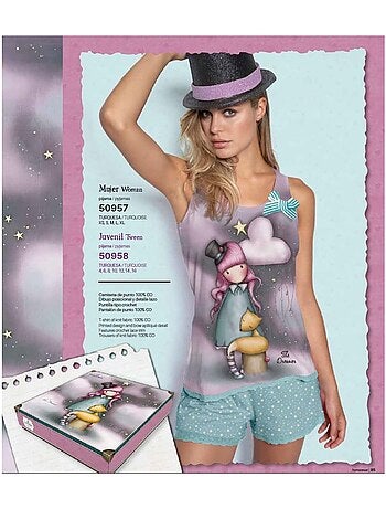 Pigiama Fantasia Licenza Qualità Superiore Confezione Regalo: Smiley, Disney, Santoro