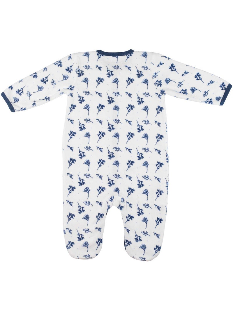 Pigiama floreale per neonato Bianco - Kiabi