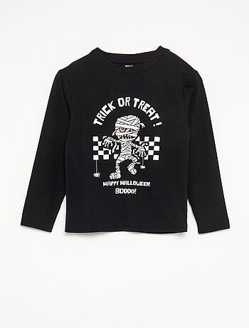 Pigiama 'Halloween' 2 pezzi - T-shirt a maniche lunghe + pantaloni