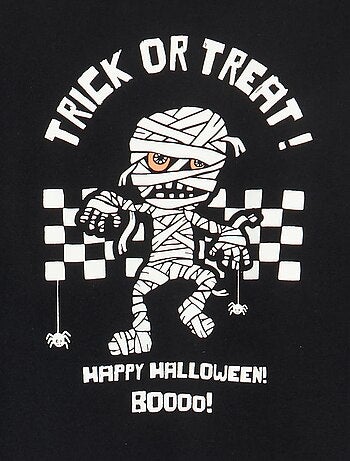 Pigiama 'Halloween' 2 pezzi - T-shirt a maniche lunghe + pantaloni