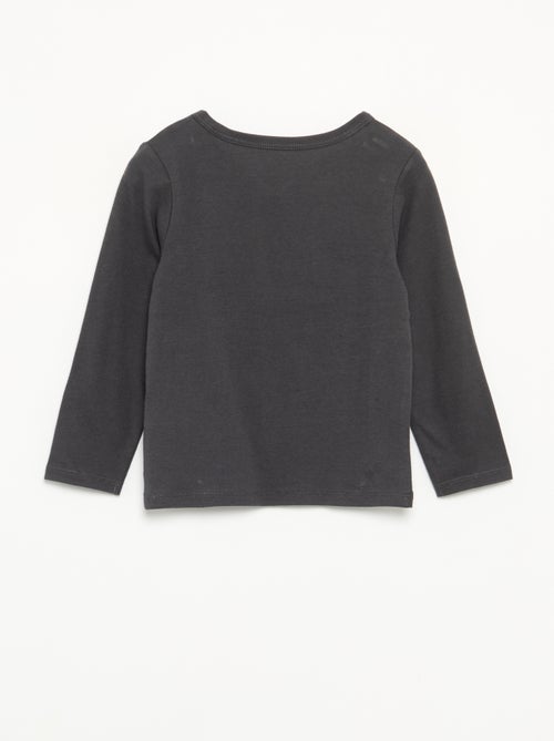 Pigiama "Halloween" 2 pezzi - T-shirt a maniche lunghe + pantaloni - Kiabi
