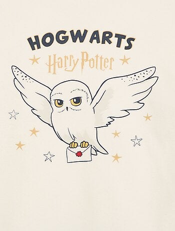 Pigiama "Harry Potter" 2 pezzi in pile - T-shirt a maniche lunghe + pantaloni