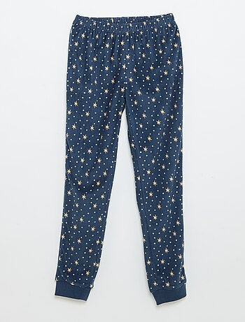 Pigiama "Harry Potter" 2 pezzi in pile - T-shirt a maniche lunghe + pantaloni