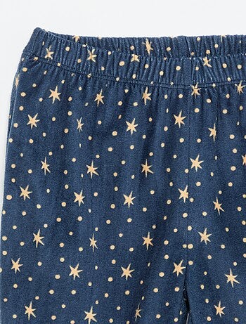 Pigiama "Harry Potter" 2 pezzi in pile - T-shirt a maniche lunghe + pantaloni