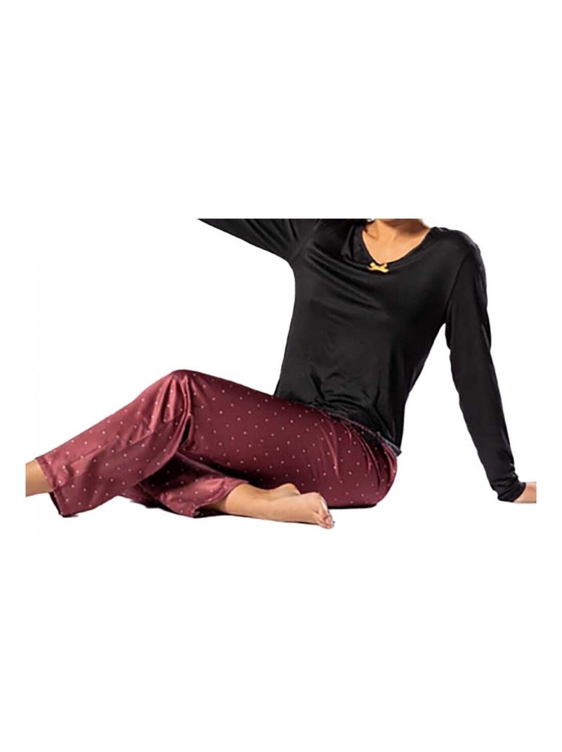 Pigiama HECHTER STUDIO Nero Bordeaux - Kiabi