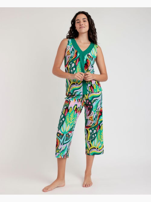 Pigiama hippy di lusso senza maniche da donna ADMAS LUXURY - Kiabi