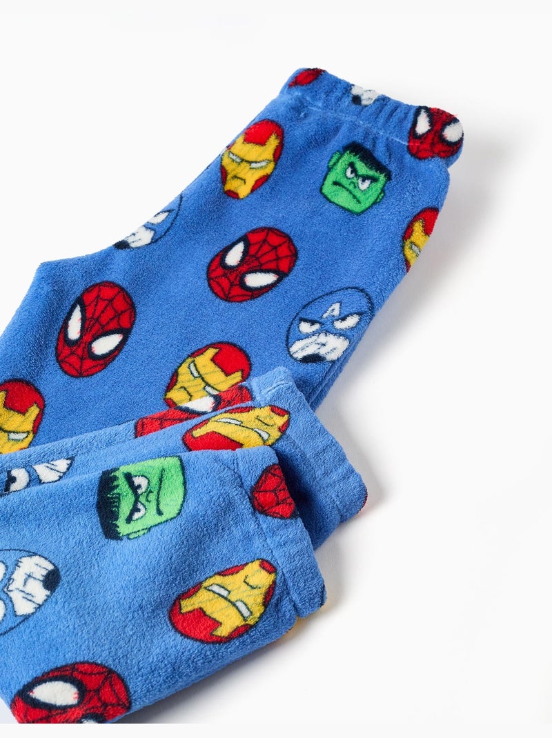 Pigiama in coral fleece con stampa avengers Bianco - Kiabi