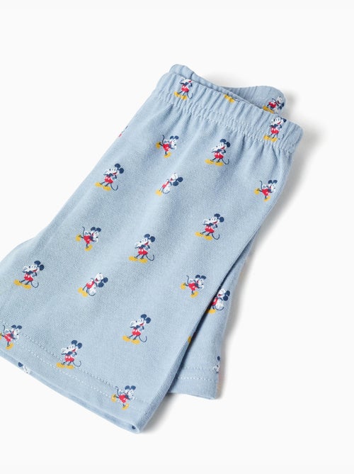Pigiama in cotone a manica corta con Mickey - Kiabi