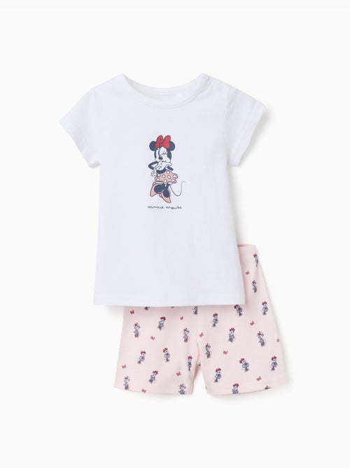 Pigiama in cotone a manica corta con Minnie - Kiabi