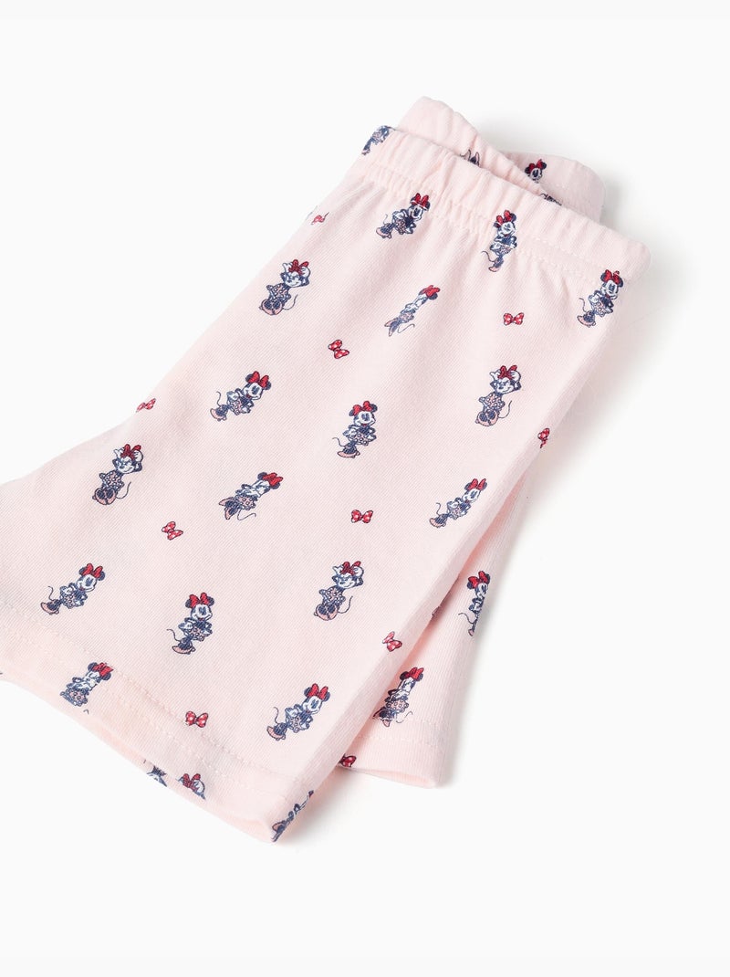 Pigiama in cotone a manica corta con Minnie Bianco - Kiabi
