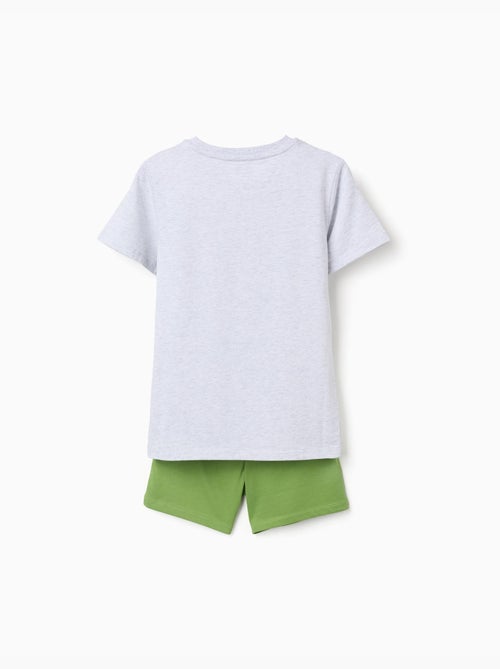 Pigiama in cotone a manica corta con stampe di Hulk - Kiabi