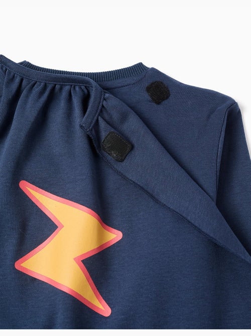 Pigiama in cotone a maniche lunghe con mantello rimovibile - Kiabi