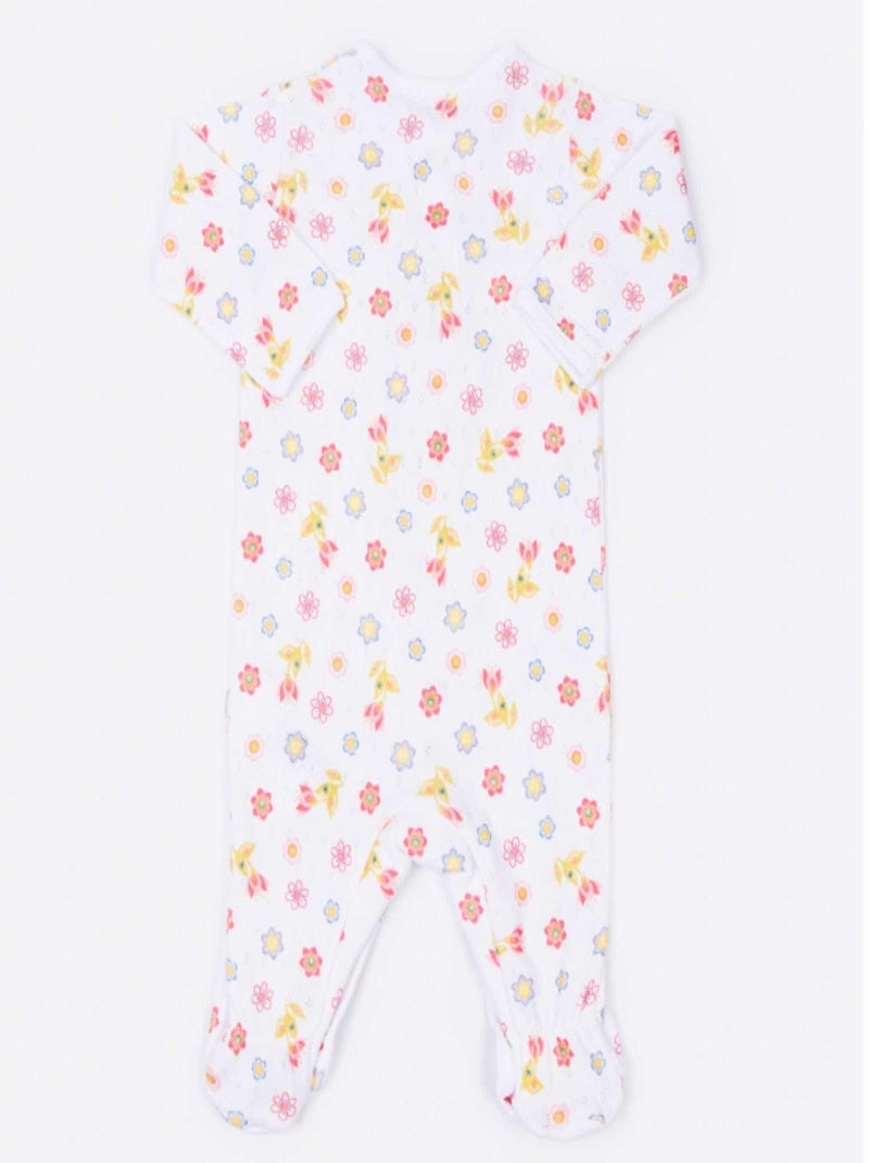Pigiama in cotone biologico jacquard, iris | kitikate | kitikate Multicolore - Kiabi