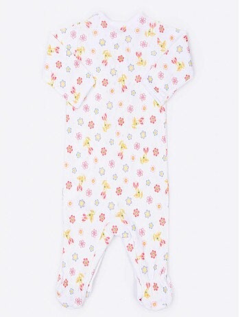 Pigiama in cotone biologico jacquard, iris | Kitikate