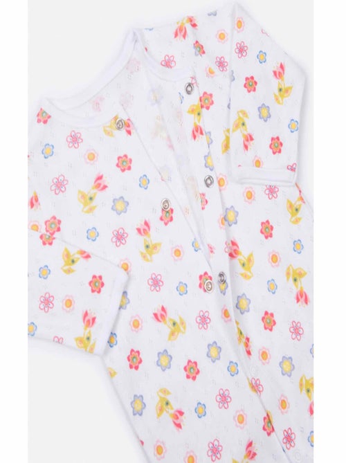 Pigiama in cotone biologico jacquard, iris | Kitikate - Kiabi