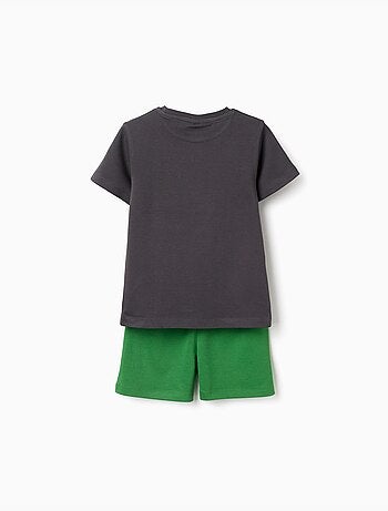 Pigiama in cotone con stampa minecraft