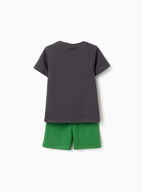 Pigiama in cotone con stampa minecraft - Kiabi