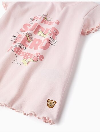 Pigiama in cotone con stampa supereroe