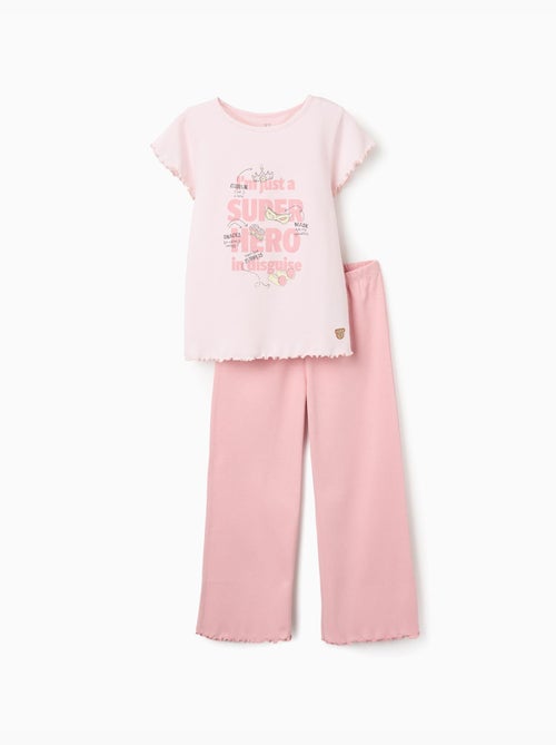 Pigiama in cotone con stampa supereroe - Kiabi