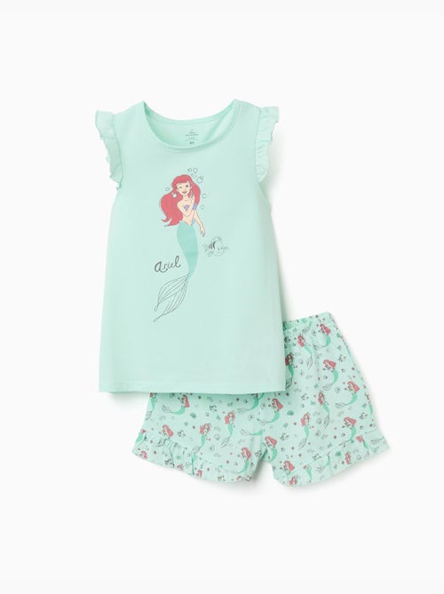 Pigiama in cotone con stampe la Sirenetta - Kiabi