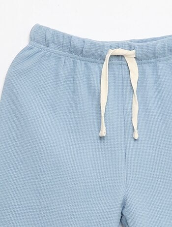 Pigiama in cotone tinta unita