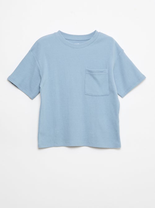 Pigiama in cotone tinta unita - Kiabi