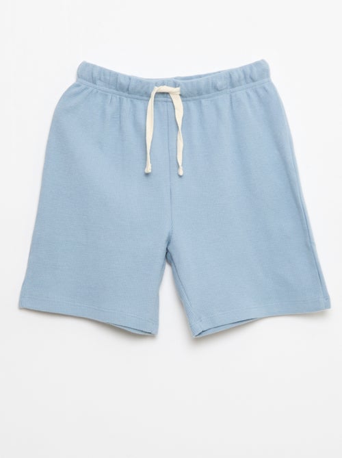 Pigiama in cotone tinta unita - Kiabi