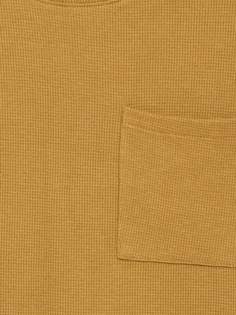 Pigiama in cotone tinta unita Verde - Kiabi