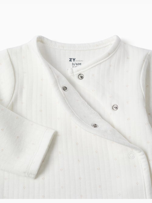 Pigiama in cotone trapuntato a manica lunga - Kiabi