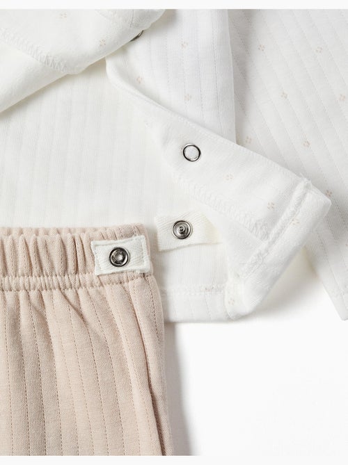 Pigiama in cotone trapuntato a manica lunga - Kiabi