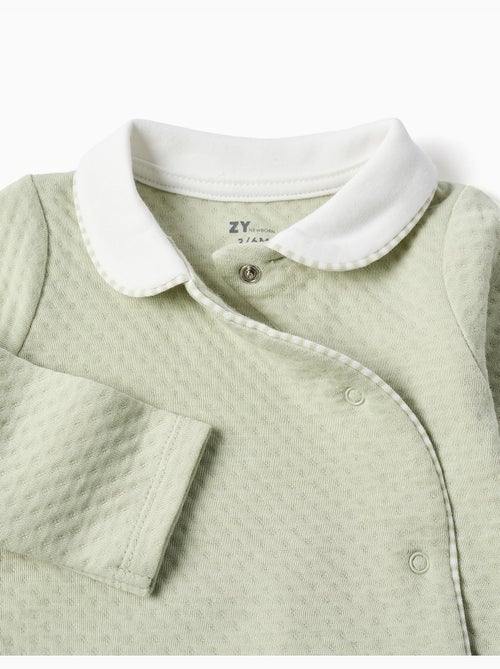 Pigiama in cotone trapuntato a maniche lunghe - Kiabi