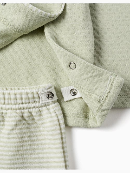 Pigiama in cotone trapuntato a maniche lunghe - Kiabi