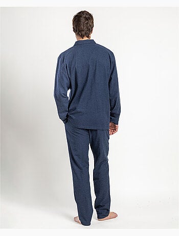 Pigiama in denim a maniche lunghe aperto da uomo ADMAS CLASSIC