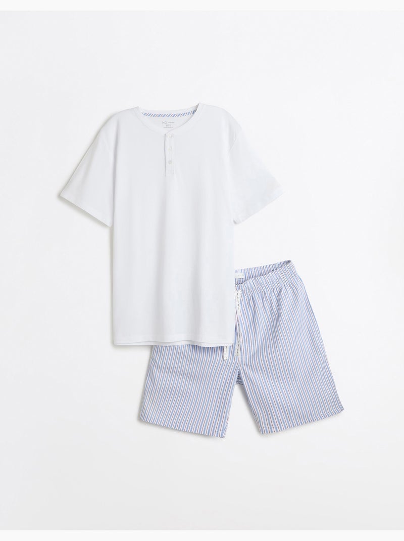 Pigiama in jersey, mo fashion Bianco - Kiabi